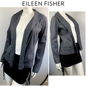 Eileen Fisher Light Linen Blazer Coat Jacket XS